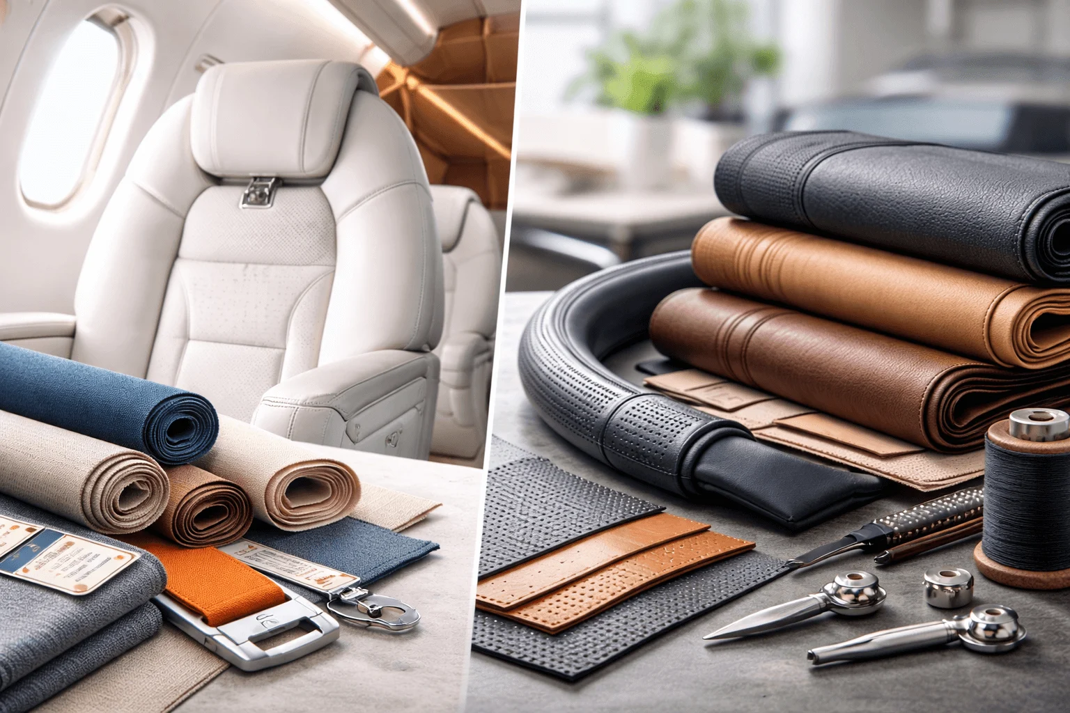 differences between aviation upholstery and automotive upholstery