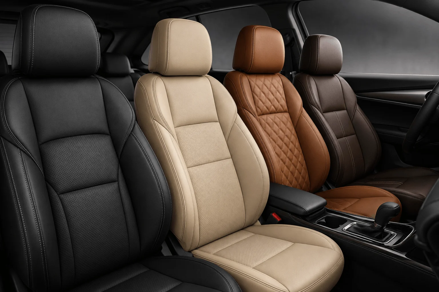 leather seat cover options