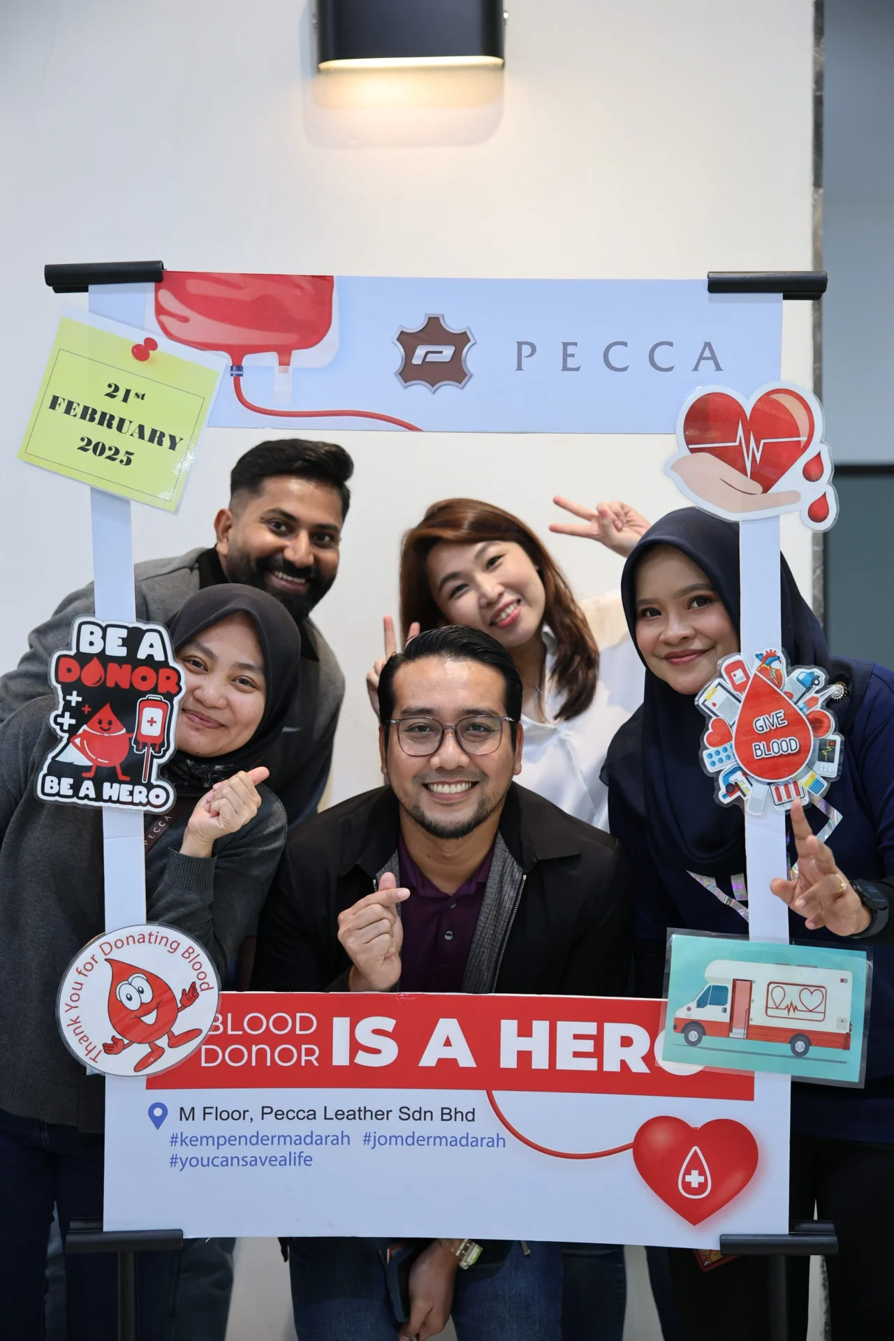 pecca group blood donation campaign 2025